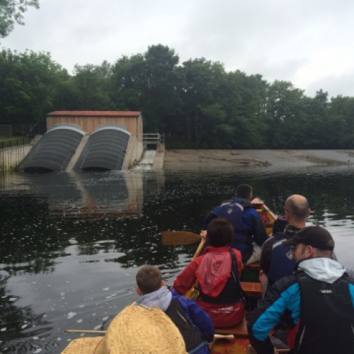 Totnes weir hydro project River Dart estuary with Canoe Adventures
